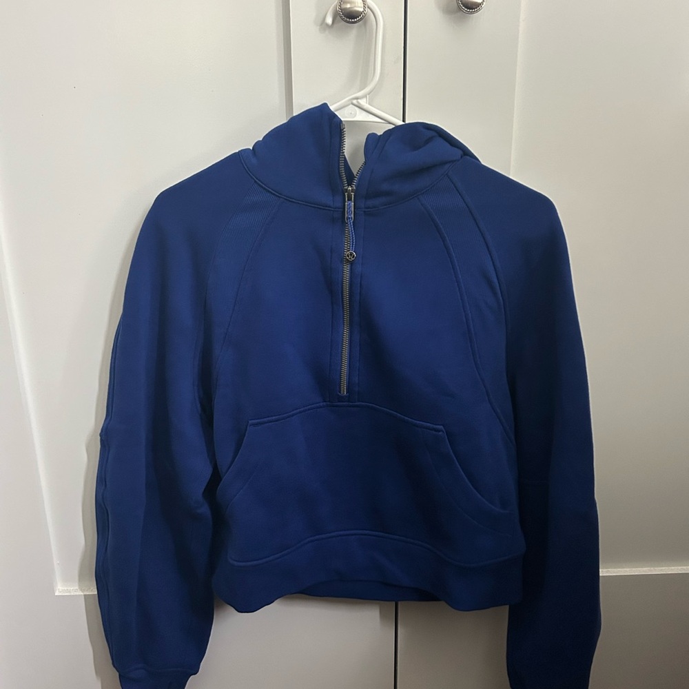lululemon athletica Blue Half-Zip Hoodie